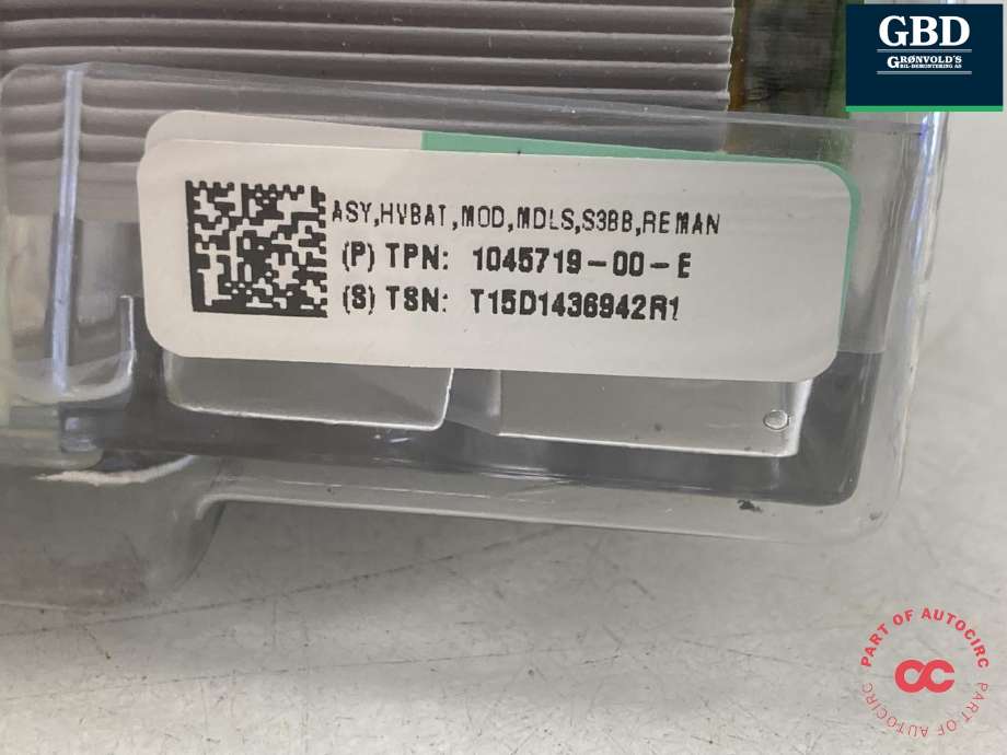 Batteripakke-modul elbil til Tesla Model S 2013-2016 (Fase 1) (|1045719-00-E)