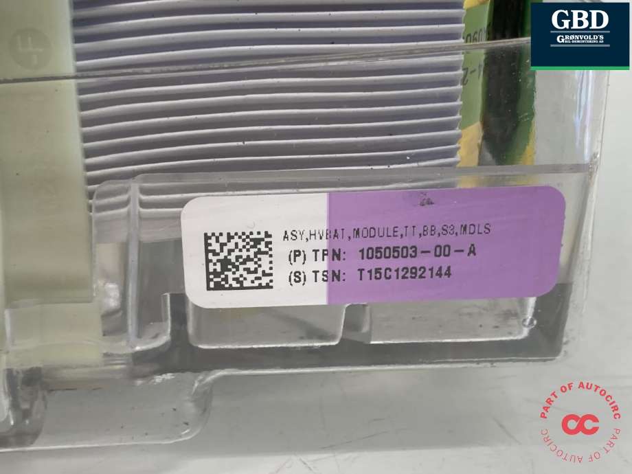 Batteripakke-modul elbil til Tesla Model S 2013-2016 (Fase 1) (|1050503-00-A)