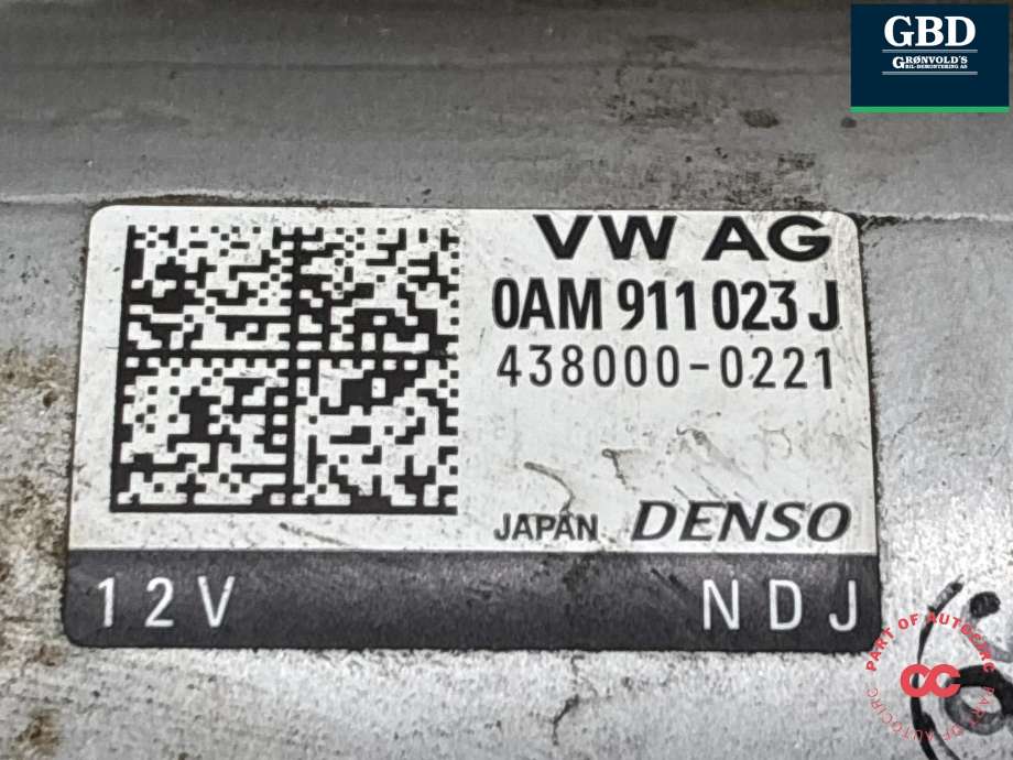 Starter diesel til VW Passat 2015-2019 (Fase 1) (B8) (B8) (0AM 911 021 E|0AM 911 023 M|0AM 911 021 EX| 0AM 911 023 MX)