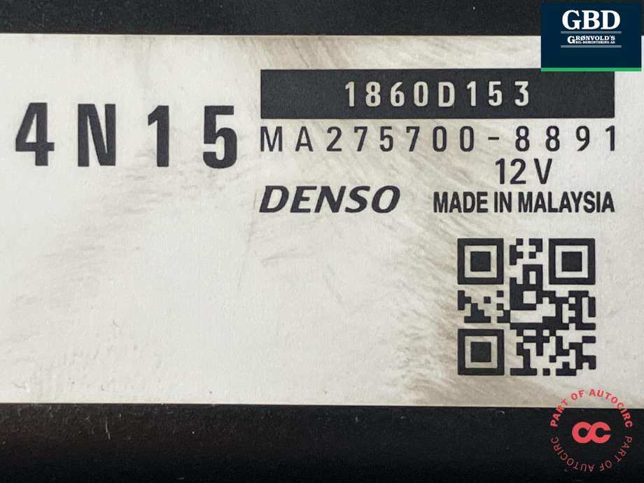 Styreenhet motor til Mitsubishi L200 2015-2019 (Type V, Fase 1)  (DENSO|1860D153|MA275700-8891|)
