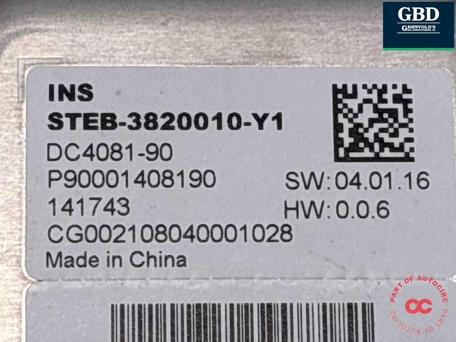 Instrumentpanel til BYD Tang 2020-->> (STEB-3820010-Y1|3820010-Y1|)