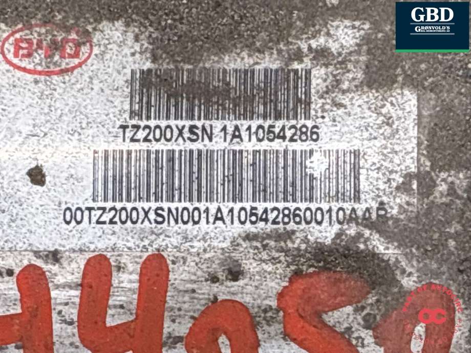 Motor elbil foran til BYD Tang 2020-->> (13044376-00|TZ200XSN1A1054286|)