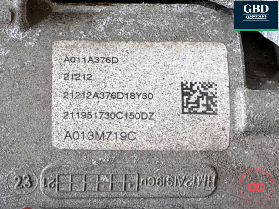 Tannstang elektrisk til BYD Tang 2020-->> (12721035-00|A011A376D|)