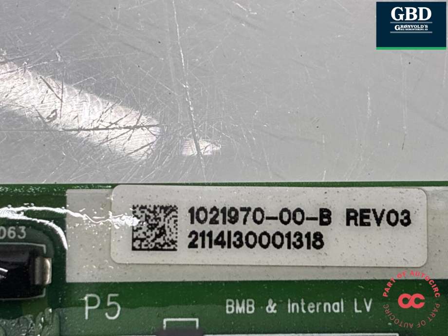 Styreenhet batteri elbil (BMS - Battery Management System) til Tesla Model S 2013-2016 (Fase 1)