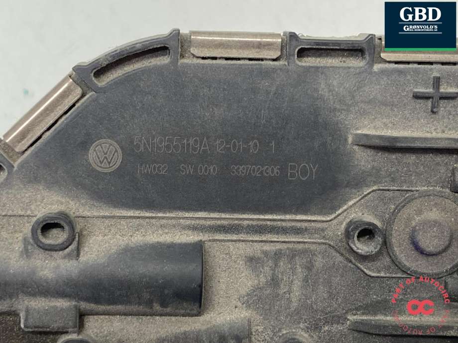 Viskermotor frontrute til VW Tiguan 2011-2016 (Type I, Fase 2)  (|5N1955119A)