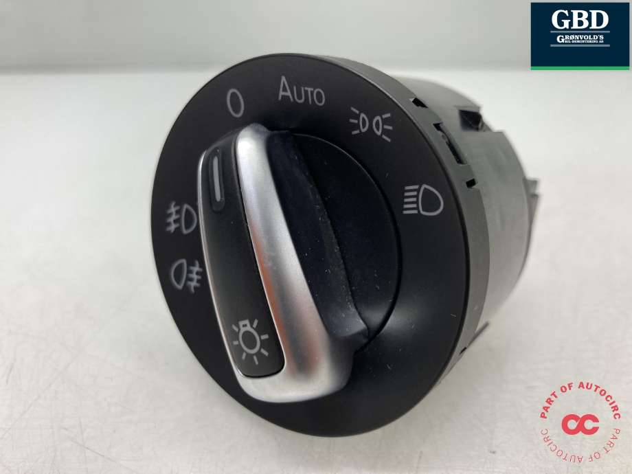 Bryter lys til VW Tiguan 2011-2016 (Type I, Fase 2)  (|3C8941431N)