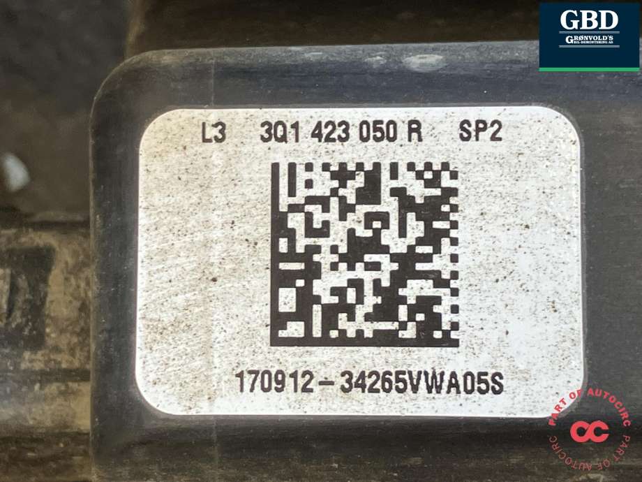 Tannstang elektrisk til VW Passat 2015-2019 (Fase 1) (B8) (B8) (5Q1 423 062 N|5Q1 423 062 K|5Q1 423 062 KX)