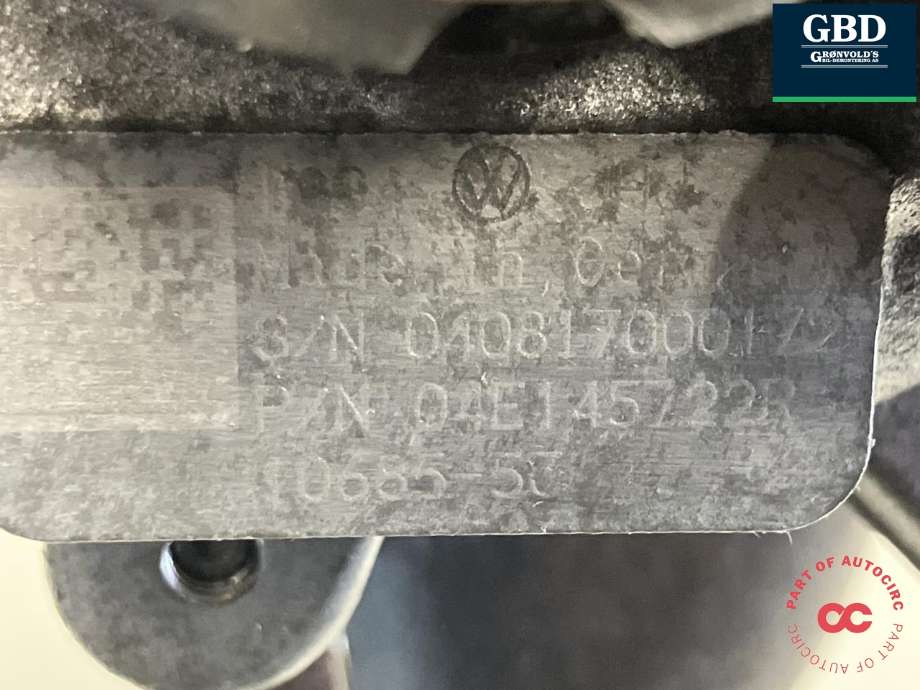 Turbo til VW Passat 2015-2019 (Fase 1) (B8) (B8) (IHI|04E 145 874 B|04E 145 722 R|04E 145 722 RX)
