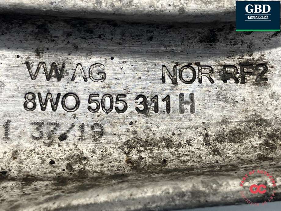 Bærebru venstre bak til Audi A4 2020-->> (Type V, Fase 2) (B9) (B9) (8W0 505 311 H|)