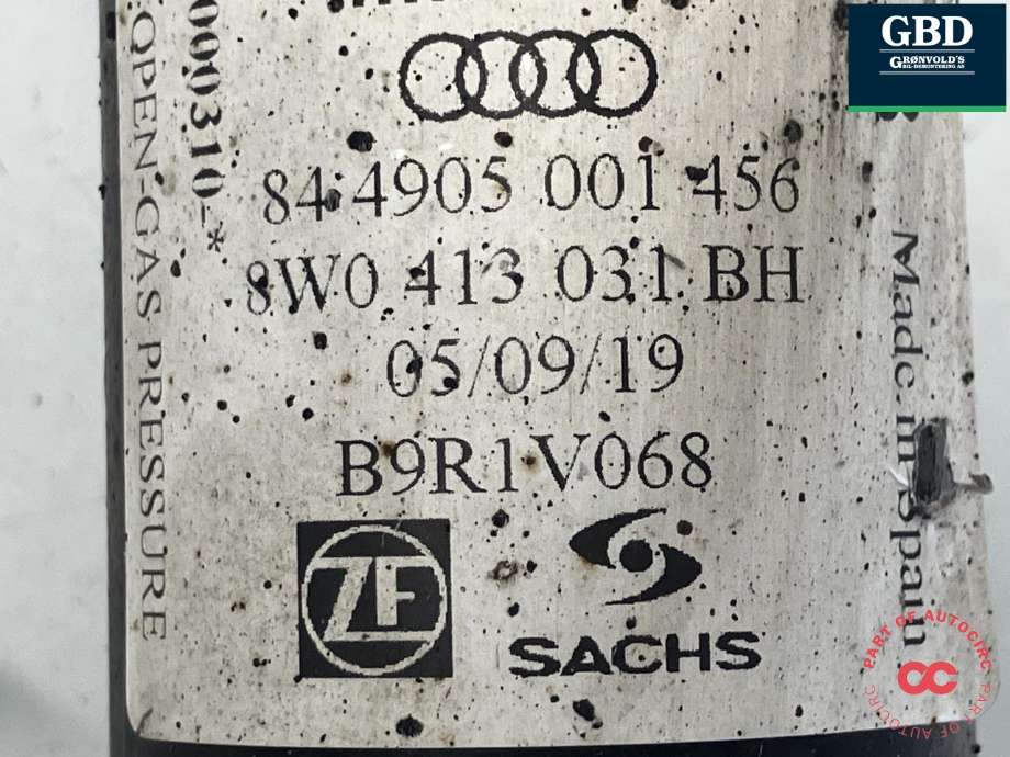 Fjærbein høyre foran til Audi A4 2020-->> (Type V, Fase 2) (B9) (B9) (8W0 413 031 BH|)