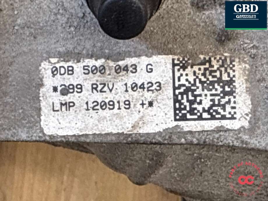 Kardang klokke bak til Audi A4 2020-->> (Type V, Fase 2) (B9) (B9) (0DB 500 043 G|)