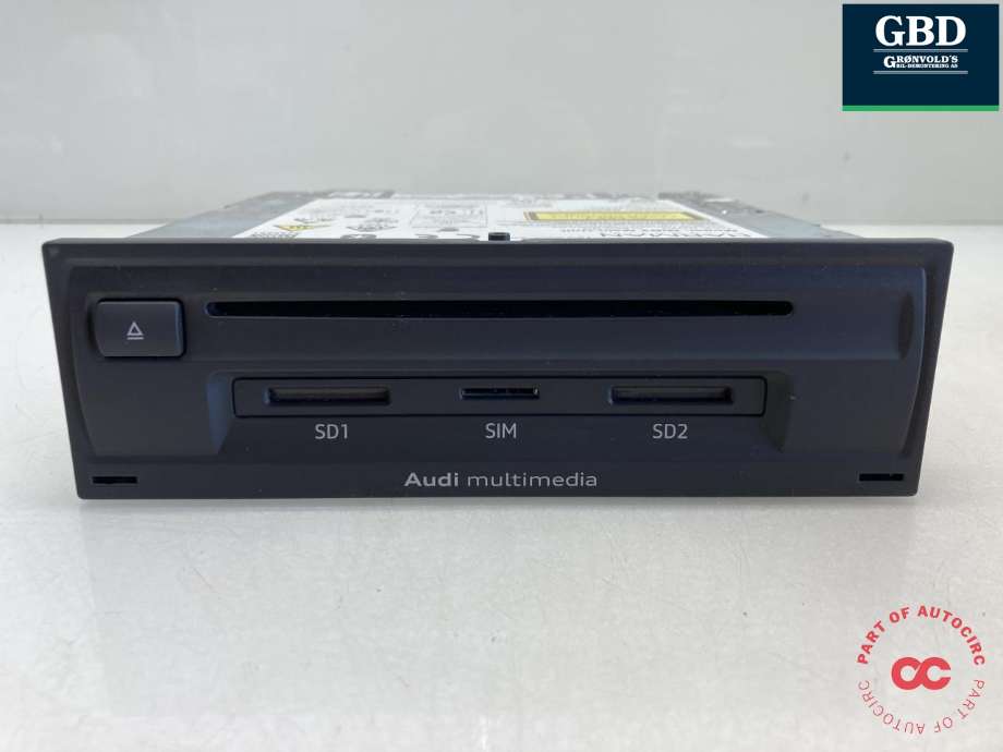 Bilstereo navigasjon til Audi A3 2016-2020 (Type III, Fase 2)  (|8V1 035 035)