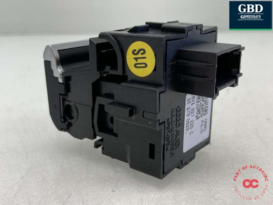 Bryter elektrisk håndbrekk/parkbrems til Audi A3 2016-2020 (Type III, Fase 2) (|8V1 927 225 C)