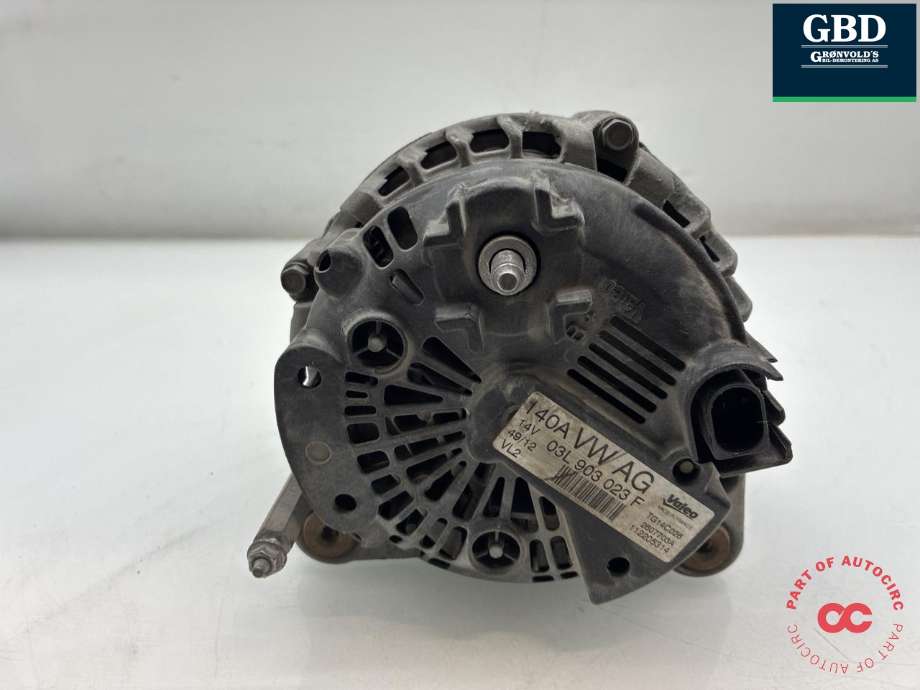 Dynamo diesel til Škoda Octavia 2009-2013 (Type II, Fase 2)  (03L 903 023 F|03L 903 023 FX|)
