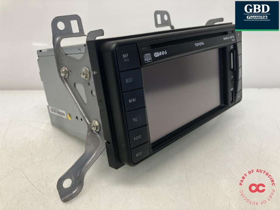 Bilstereo navigasjon til Toyota Avensis 2009-2015 (Type III, Fase 1) (8612005180|)