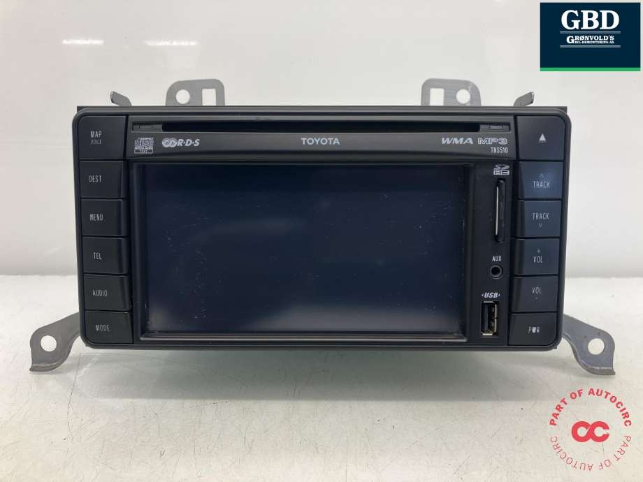 Bilstereo navigasjon til Toyota Avensis 2009-2015 (Type III, Fase 1) (8612005180|)