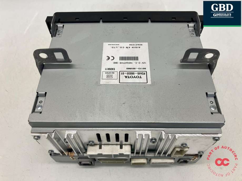 Bilstereo navigasjon til Toyota Avensis 2009-2015 (Type III, Fase 1) (8612005180|)