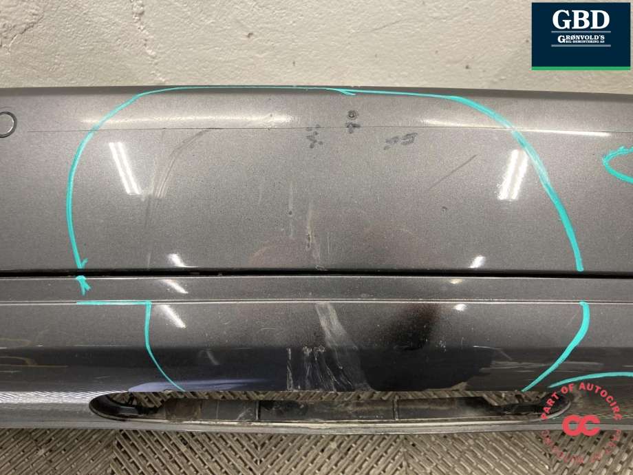 Støtfanger bak til VW Touran 2010-2015 (Type I, Fase 3) (1T0 807 421 K|)