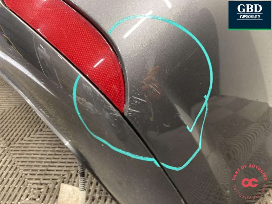 Støtfanger bak til VW Touran 2010-2015 (Type I, Fase 3) (1T0 807 421 K|)