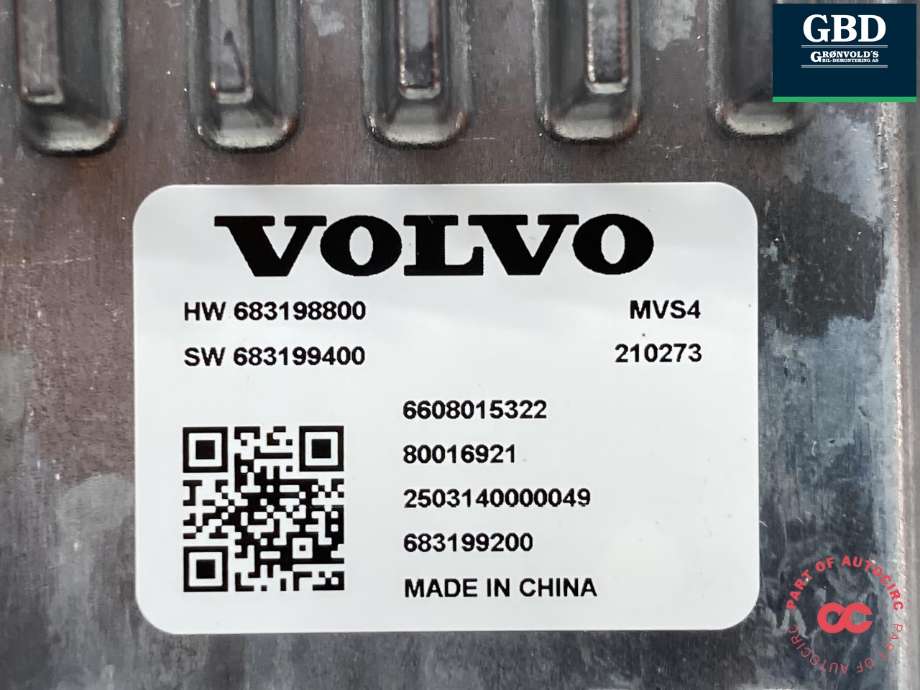 Kamera til Volvo EX30 2023-->> (|80016921)