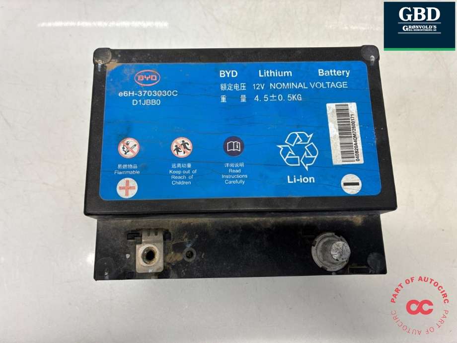 Batteri 12V til BYD Tang, 2020-->>  (E6H-3703030C-D1JBB0)