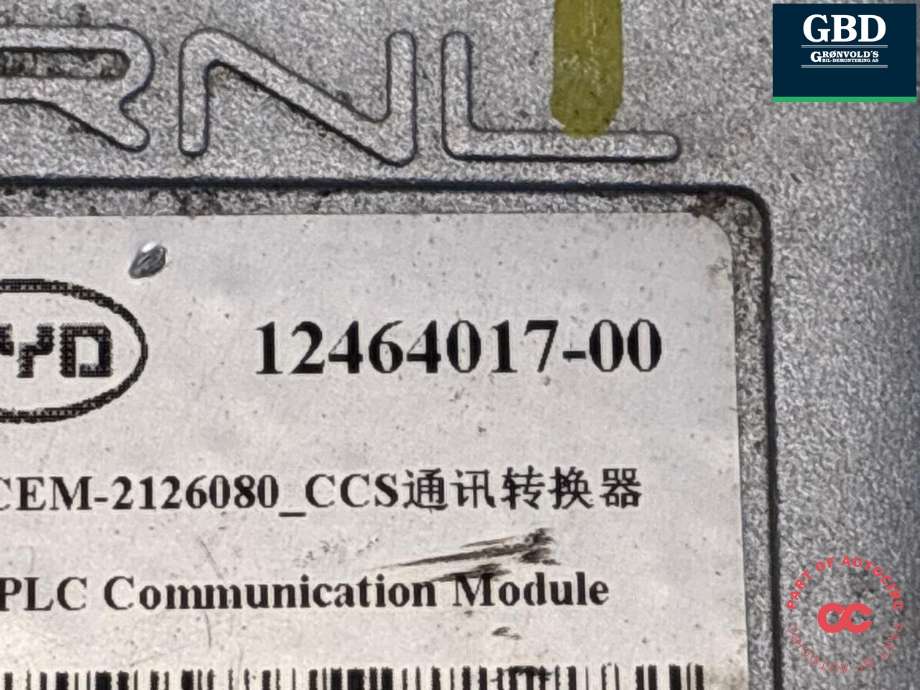 Styreenhet diverse til BYD Tang 2020-->>  (|12464017-00)