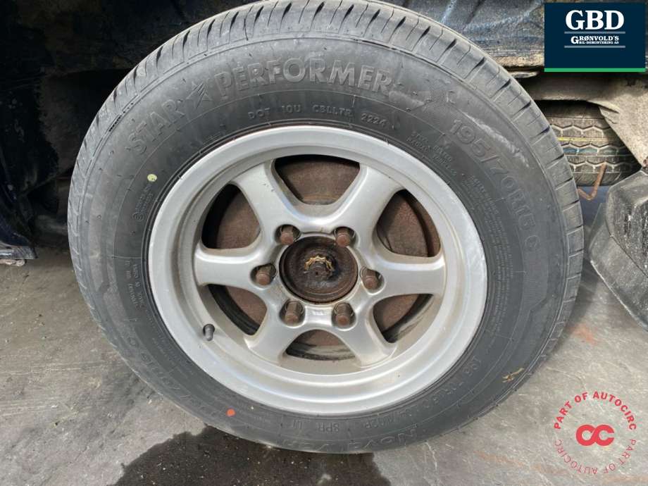 Hjulsett aluminium sommer til Toyota Hiace 2007-2012 (Fase 3)  (NO PART ID|)