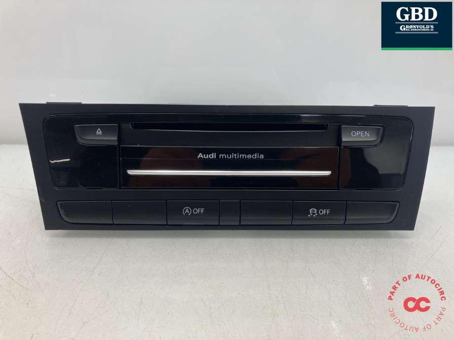 Bilstereo navigasjon til Audi A4 2007-2014 (Type IV) (B8) (B8) (HARMAN||8R1 035 652 A)
