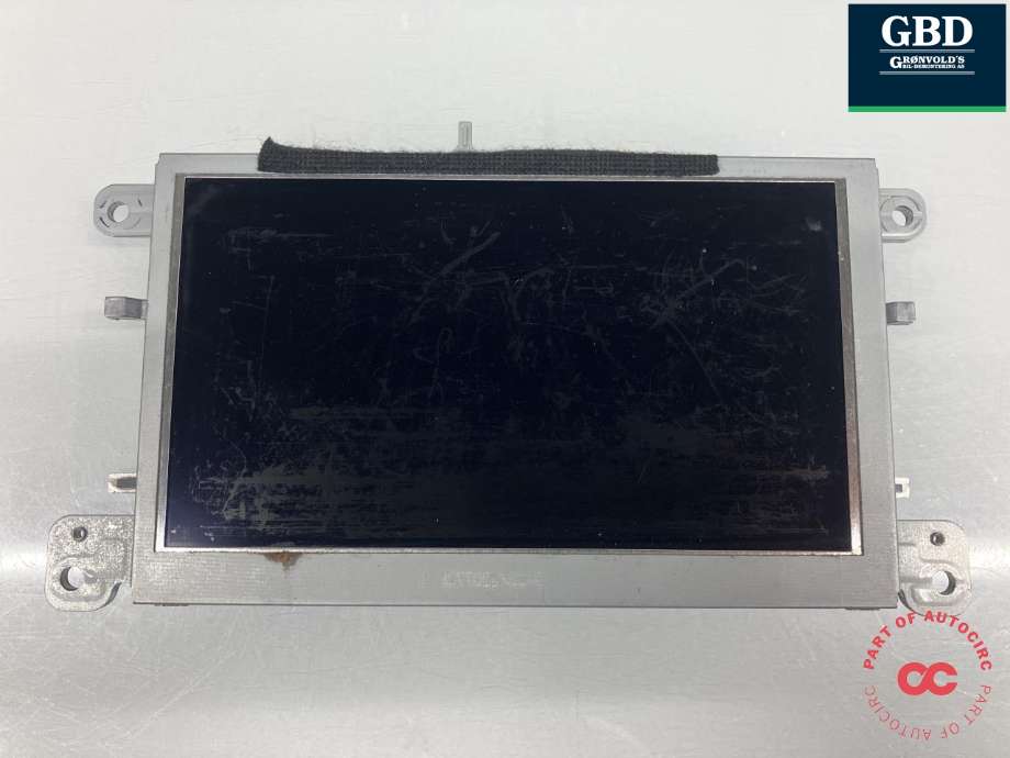 Bilstereo navigasjon skjerm til Audi A4 2007-2014 (Type IV) (B8) (B8) (HARMAN|8T0 919 604 B|8T0 919 604 A|8T0 919 604)