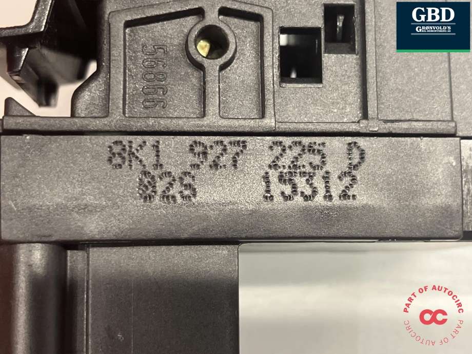 Bryter elektrisk håndbrekk/parkbrems til Audi A4 2007-2014 (Type IV) (B8) (B8) (8K1 927 225 D WEP|8K1 927 225 D|)
