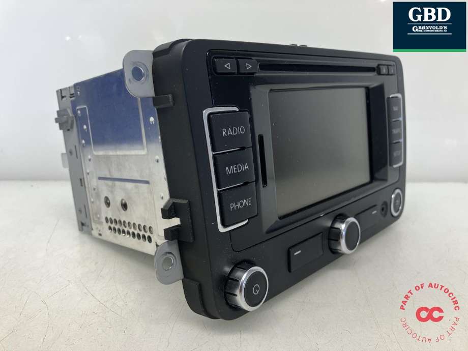 Bilstereo navigasjon til VW Touran 2010-2015 (Type I, Fase 3)  (2K0 035 279 C|3C8 035 279 S|)