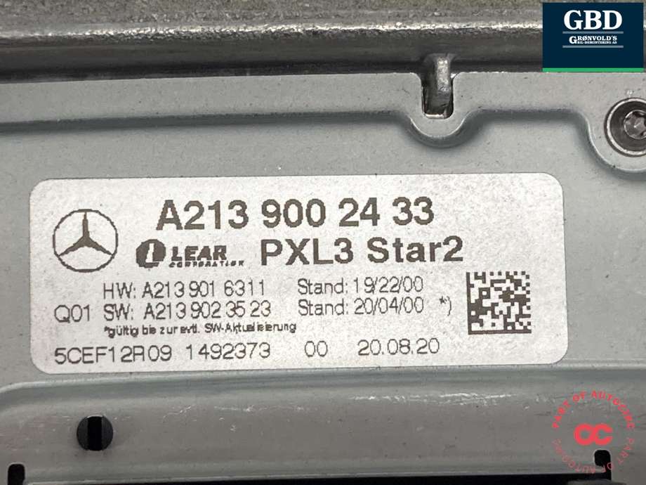 Styreenhet xenon/ballast til Mercedes E-Klasse 2016-2023 (W213) (W213) 