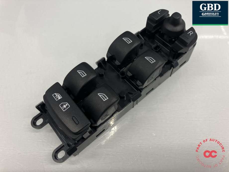 Bryter ruteheis førerdørspanel til Volvo V70, 2007-2013 (Type III, Fase 1) (ALPS|31334881)