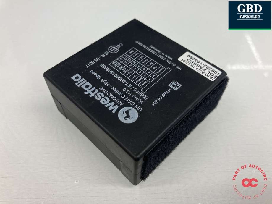 Styreenhet hengerfeste til Volvo V70 2007-2013 (Type III, Fase 1)  (WESTFALIA|31407107|506668|109222-185299)