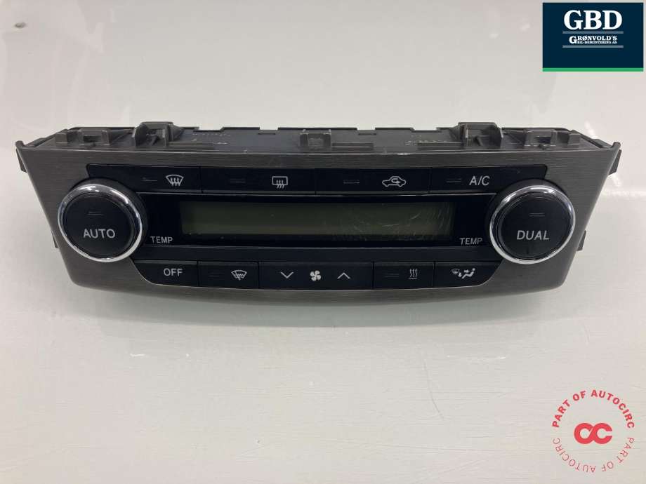 Varmeapparat betjening til Toyota Avensis 2009-2015 (Type III, Fase 1) (|55900-05450)