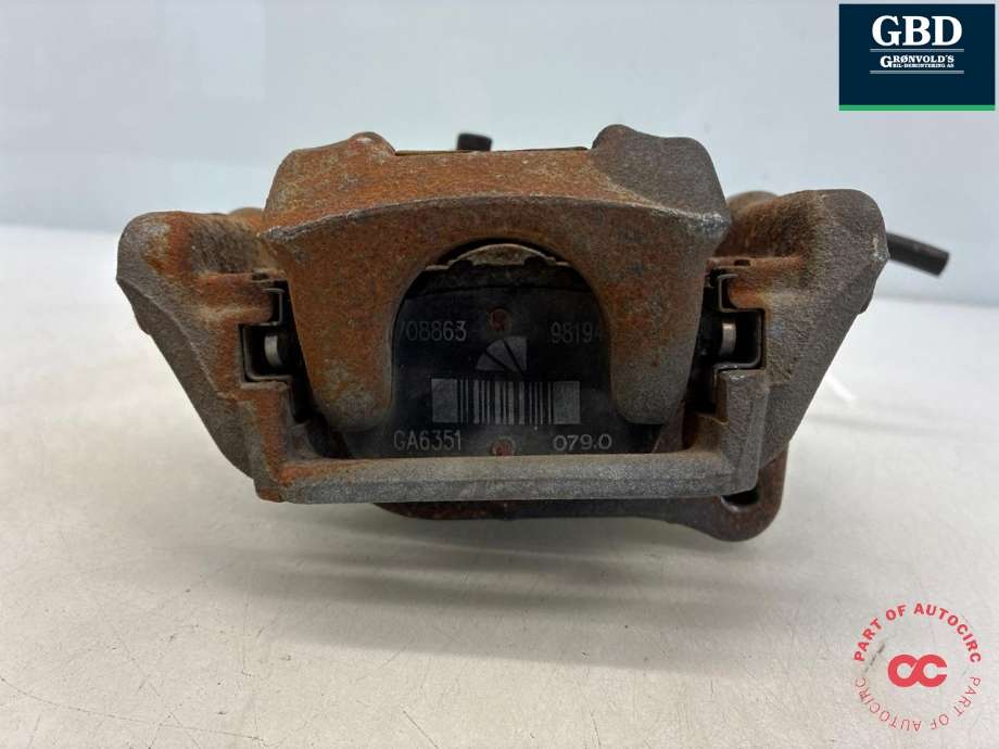 Bremsecaliper høyre bak til DS DS7 Crossback, 2018-->> (16 089 996 80)