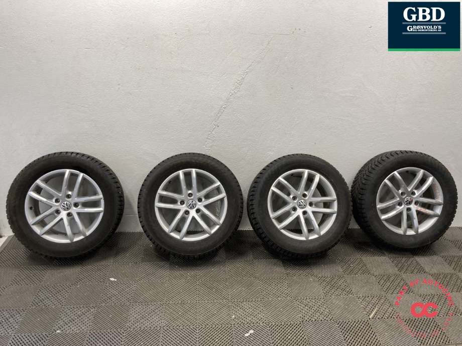 Hjulsett aluminium vinter til VW Touareg, 2010-2018 (Type II)  (NOKIAN TYRES PIGGDEKK|HAKKAPELIITA 10 SUV)