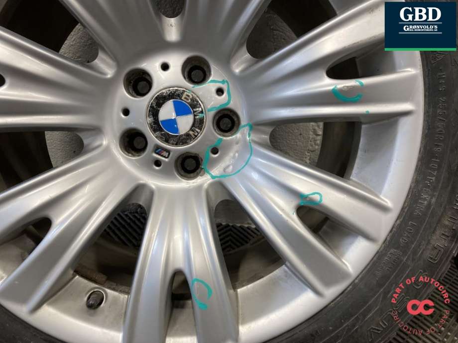 Hjulsett aluminium vinter til BMW X5 2007-2013 (E70) (E70) (NOKIAN TYRES PIGGDEKK|HAKKAPELIITA 9 SUV PROD 17|255/50R19  2 STK: 9JX19EH2+  IS37|2 STK: 10JX19 IS 20)
