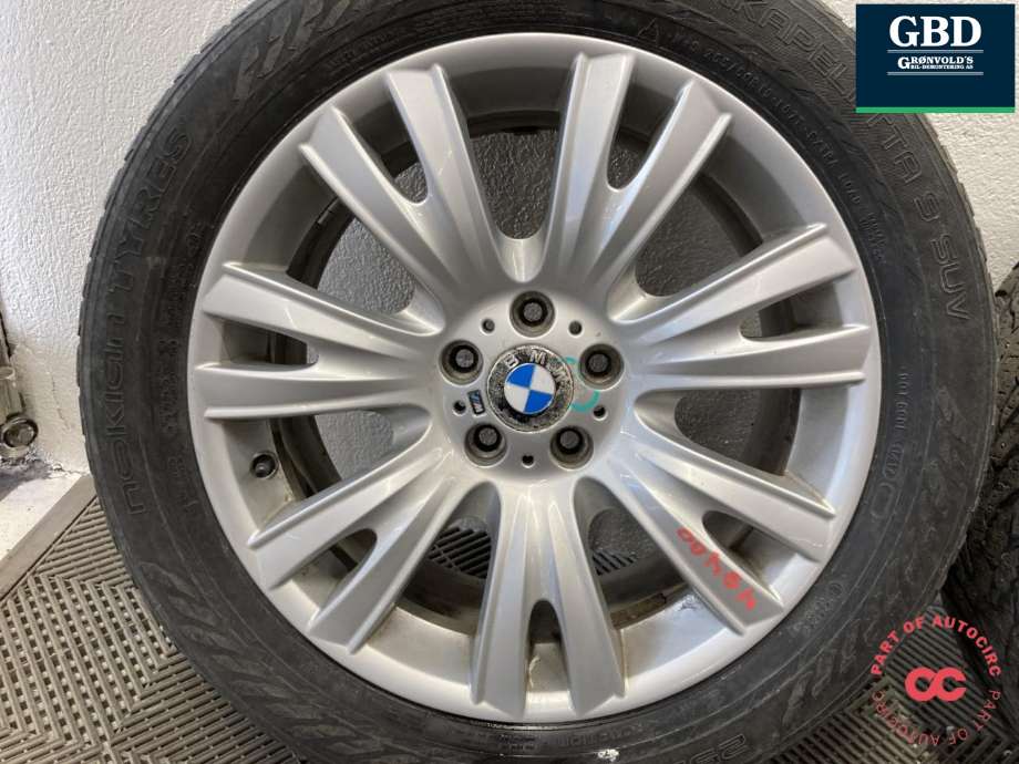 Hjulsett aluminium vinter til BMW X5 2007-2013 (E70) (E70) (NOKIAN TYRES PIGGDEKK|HAKKAPELIITA 9 SUV PROD 17|255/50R19  2 STK: 9JX19EH2+  IS37|2 STK: 10JX19 IS 20)