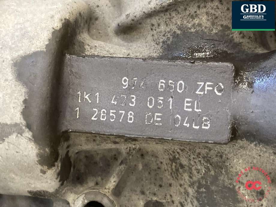 Tannstang elektrisk til VW Golf VI 2008-2012 (1K1 423 055 M|1K1 423 055 MX|1K1 423 051 EL)