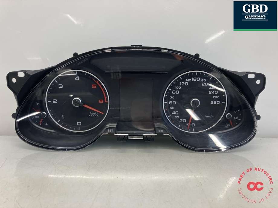 Instrumentpanel til Audi A4 2007-2014 (Type IV) (B8) (B8) (MAGNETI MARELLI|8K0 920 931 J|503.002.561.401|)