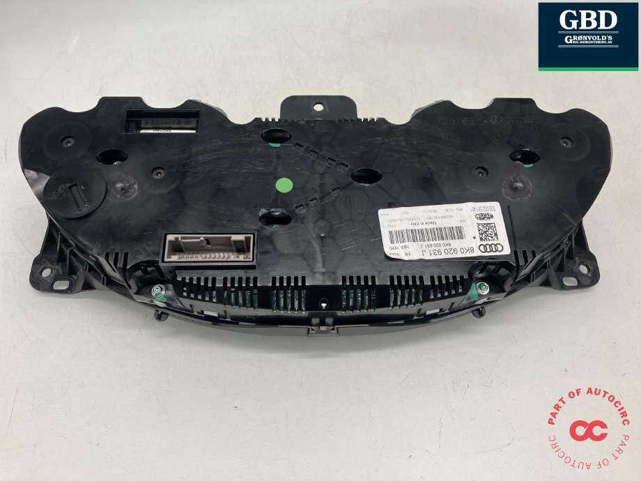 Instrumentpanel til Audi A4 2007-2014 (Type IV) (B8) (B8) (MAGNETI MARELLI|8K0 920 931 J|503.002.561.401|)