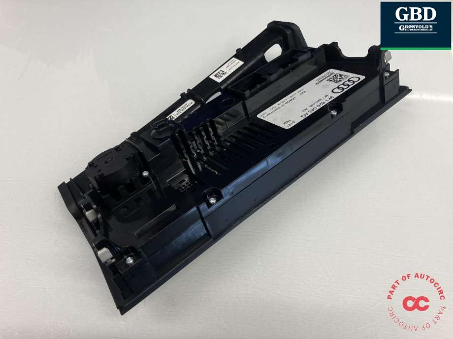 Varmeapparat betjening til Audi A4 2007-2014 (Type IV) (B8) (B8) (CONTINENTAL|8K1 820 043 AT XZF|8K1 820 043 AG XZF|8K1 820 043 AG| A2C37833500)