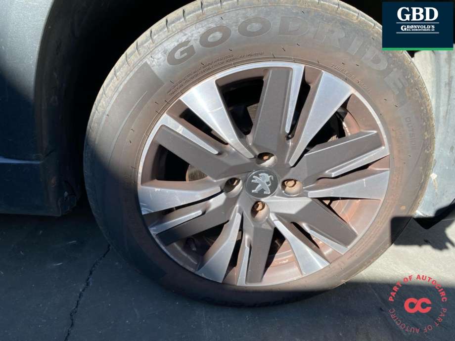 Hjulsett aluminium sommer til Peugeot 2008 2013-2019 (Type I)  (NO PART ID|)