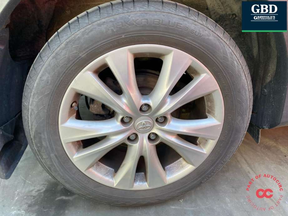 Hjulsett aluminium sommer til Toyota RAV4 2013-2015 (Type IV, Fase 1)
