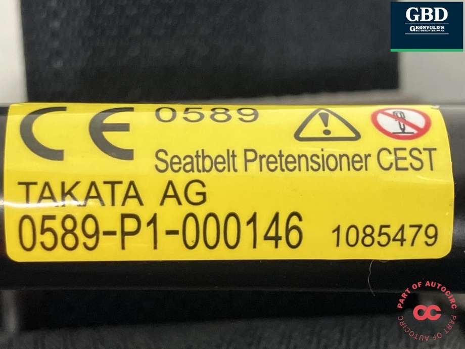 Sikkerhetsbelte foran venstre til Nissan X-Trail 2014-2022 (T32) (T32) (TAKATA||TKK-AH2-EG671|0589-P1-000146)