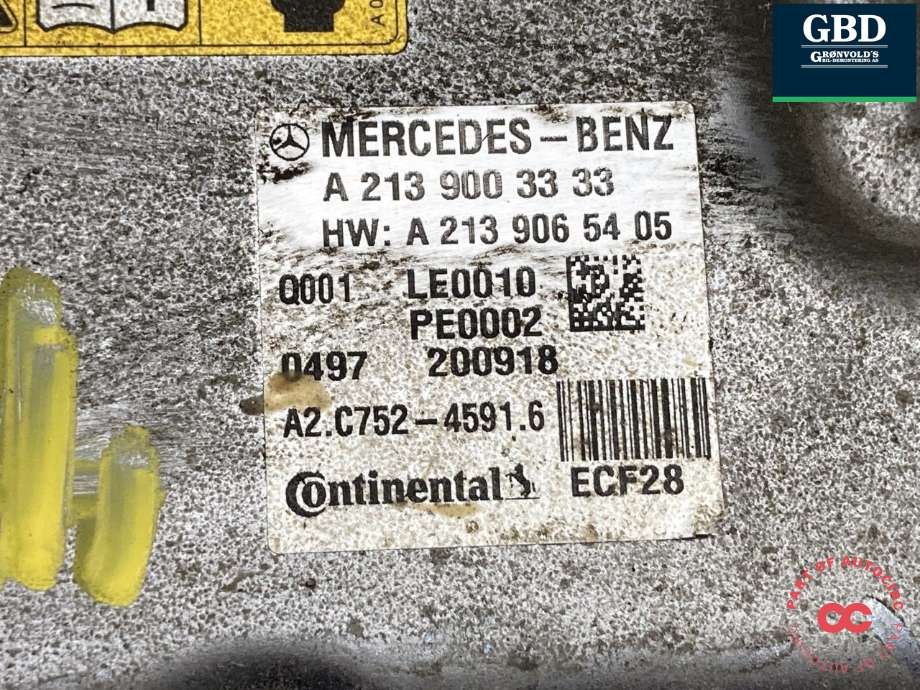 Inverter hybrid til Mercedes E-Klasse 2016-2023 (W213) (W213) (|A2139003333)