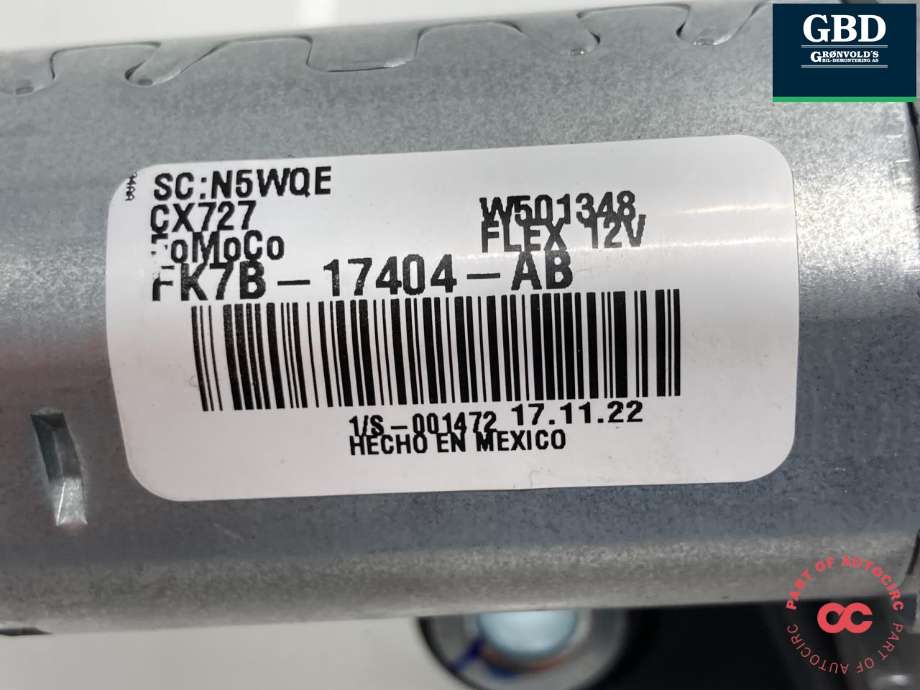 Viskermotor bakrute til Ford Mustang Mach-e 2020-->>  (|FK7B-17404-AB)