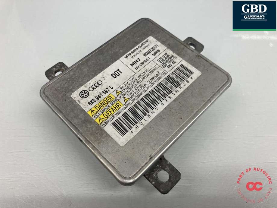 Styreenhet xenon/ballast til Audi Q5 2008-2012 (Type I, Fase 1)  (MITSUBISHI|8K0 941 597 C|W003T20171|)