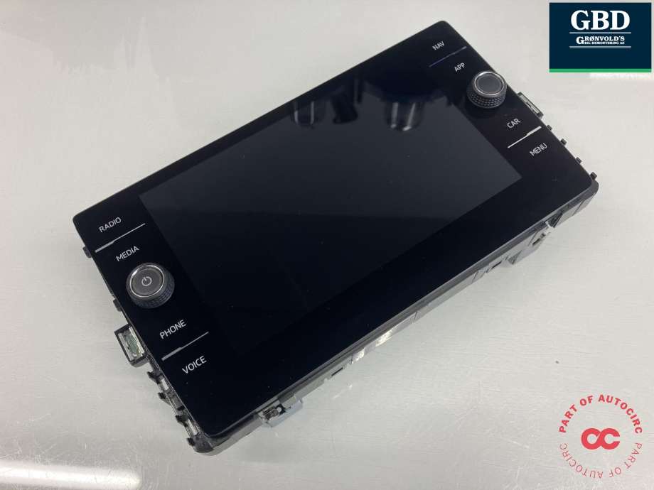 Bilstereo navigasjon skjerm til VW Passat 2015-2019 (Fase 1) (B8) (B8) (|5G6 919 605 B|A2C1516440101)